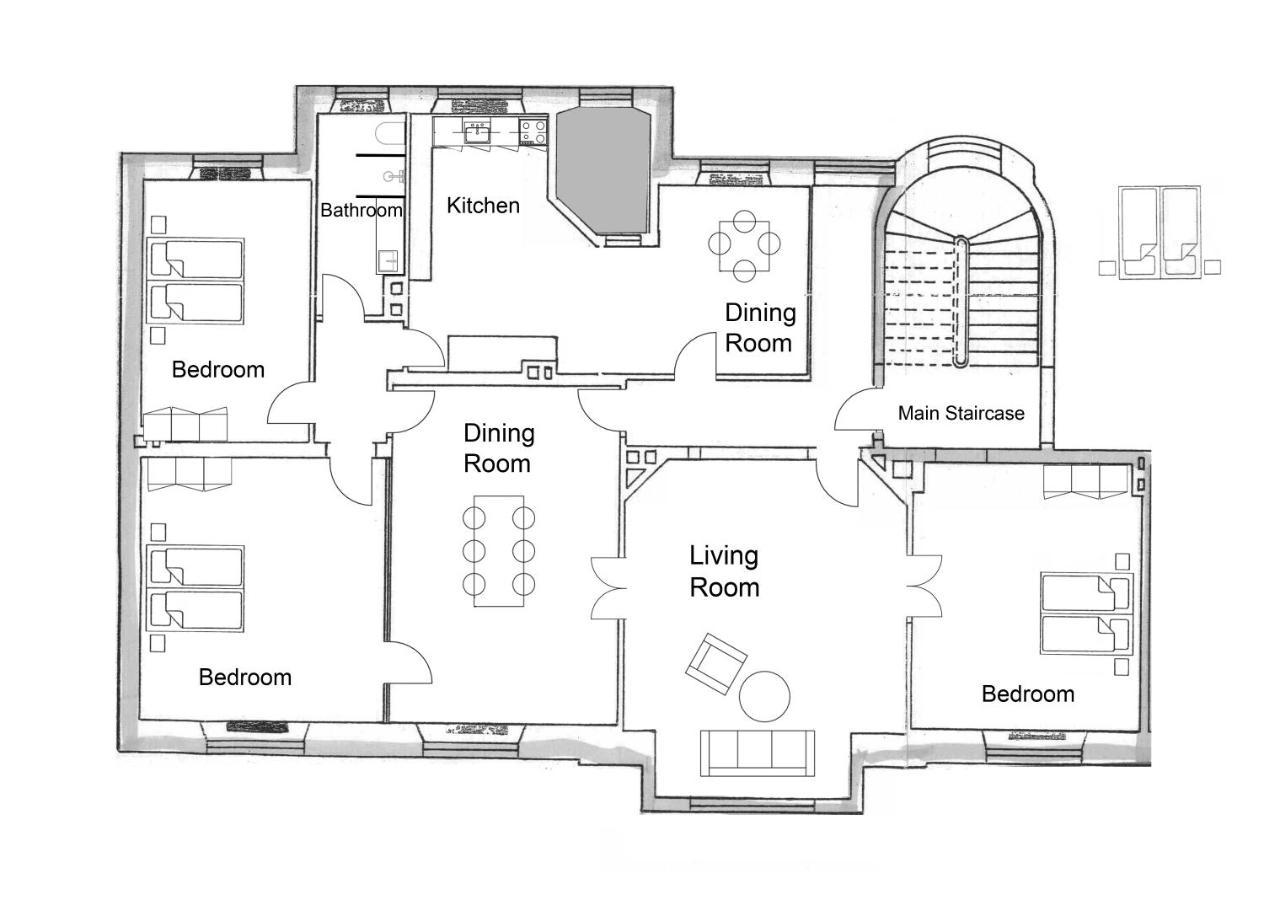 Lovely 3Br Manor Flat 5 Min From Tivoli Gardens Apartment Copenhagen Luaran gambar