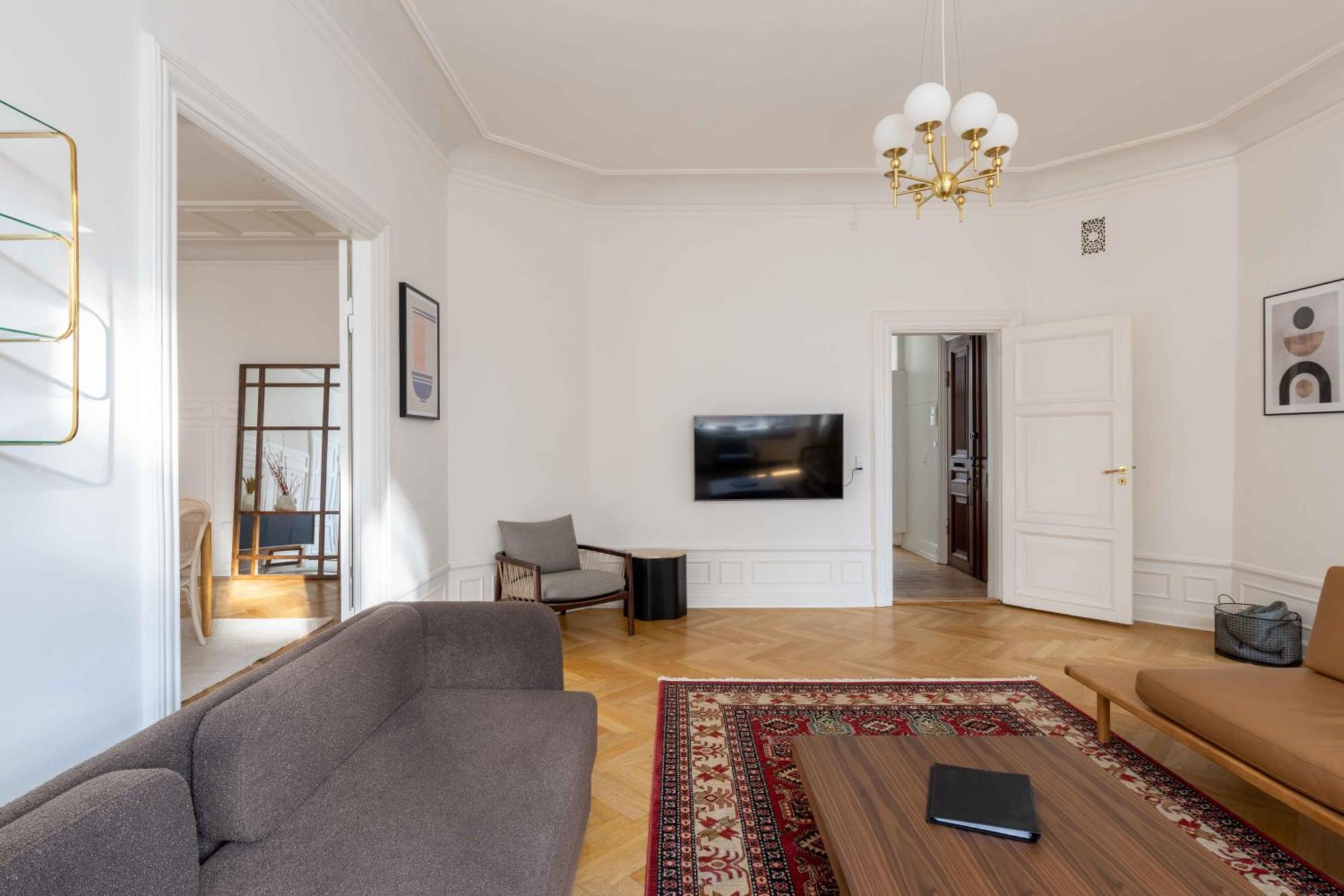 Lovely 3Br Manor Apartment 5 Min From Tivoli Gardens Copenhagen Luaran gambar