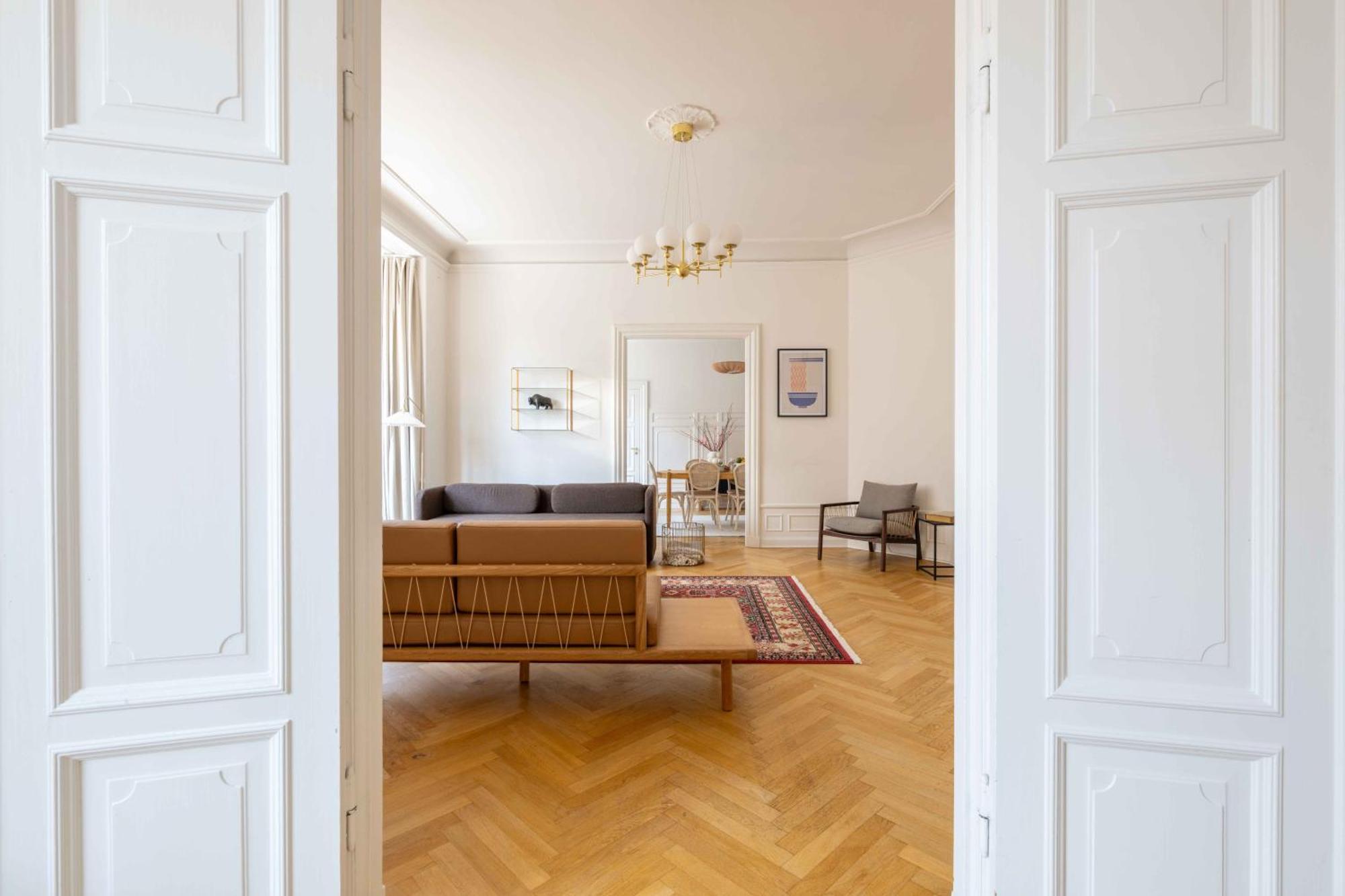 Lovely 3Br Manor Apartment 5 Min From Tivoli Gardens Copenhagen Luaran gambar